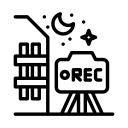 logo carré bleu